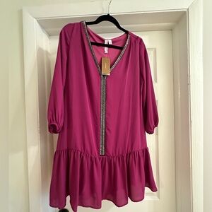 Pretty fusia colored dress from Francesca’s.
